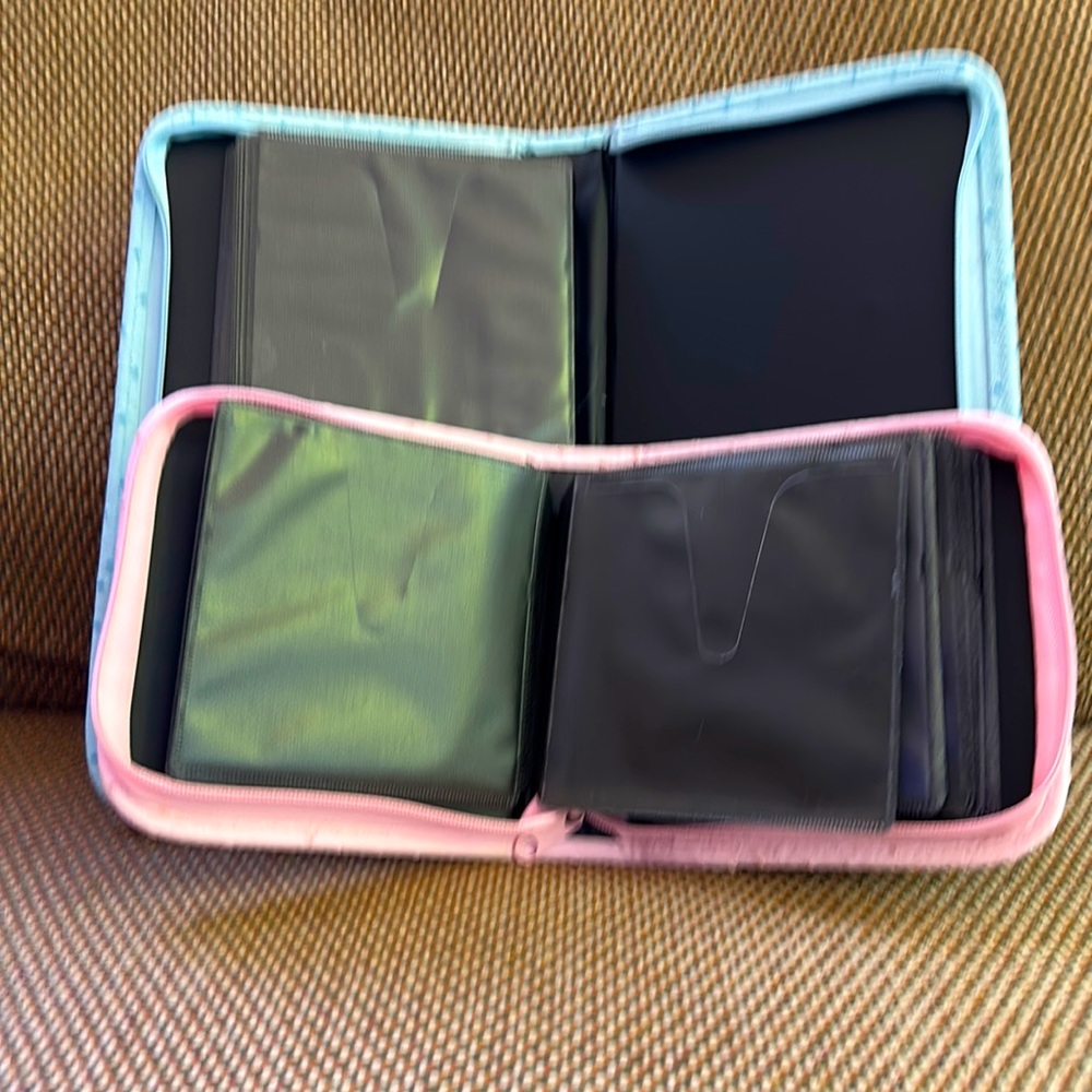 Cd holders zippered holders. Keep them organized and safe all together.